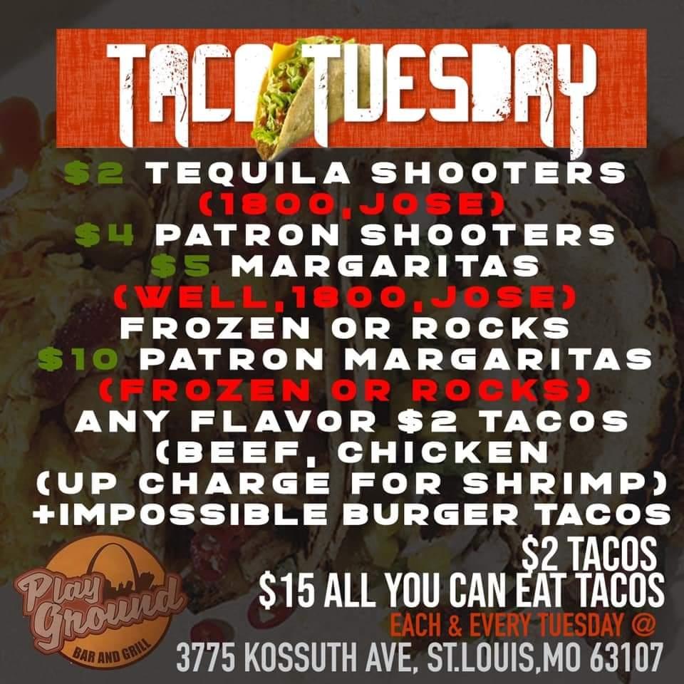 Playground Bar & Grill Menu image 1